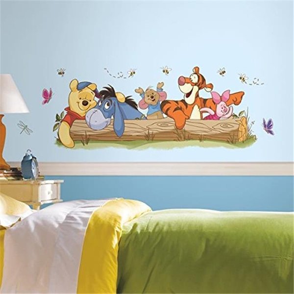 Roommates Room Mates RMK2553GM Winnie The Pooh Outdoor Fun Peel And Stick Giant Wall Decals RMK2553GM